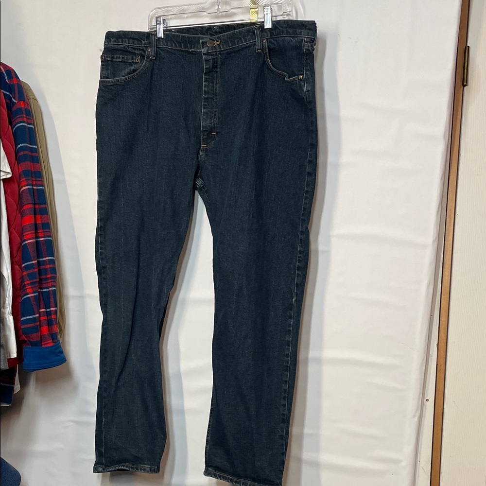 Wrangler Dark Blue Straight 42”x29.5” Men's Jeans